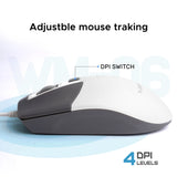 Arizone Wired Mouse with Adjustable DPI Switch – Lightweight and Portable USB Mouse for Laptop and PC