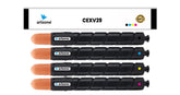 Arizone Toner Cartridge 4 Pack - CEXV29 4x Set is Suitable for Canon IR Advance C 5030 C5030i C5035 C5035i C5235 C5235A C5235i C5235 Series C5240 C5240A C5240i C5240 Series