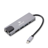 Arizone® USB HUB T-3602 (5 in 1) 1*USB 3.0/1*USB 2.0/HDMI/RJ45/USB-C PD 100Mbps
