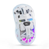 Arizone Wireless Mouse with Bluetooth & 2.4GHz, Rechargeable Type-C Charging, DPI Adjustment, Battery Indicator, Light Mode Switch, Forward/Backward Buttons